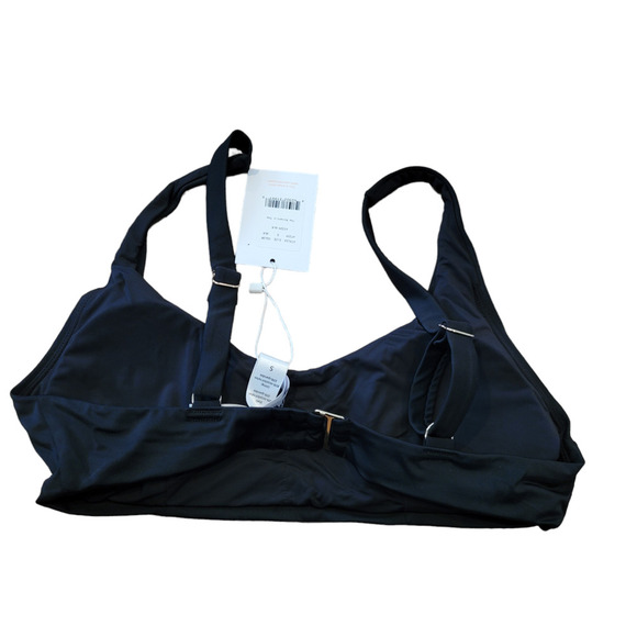NWT Andie Swim The Atlantic swimsuit bikini Top Bra black size small - Picture 2 of 4